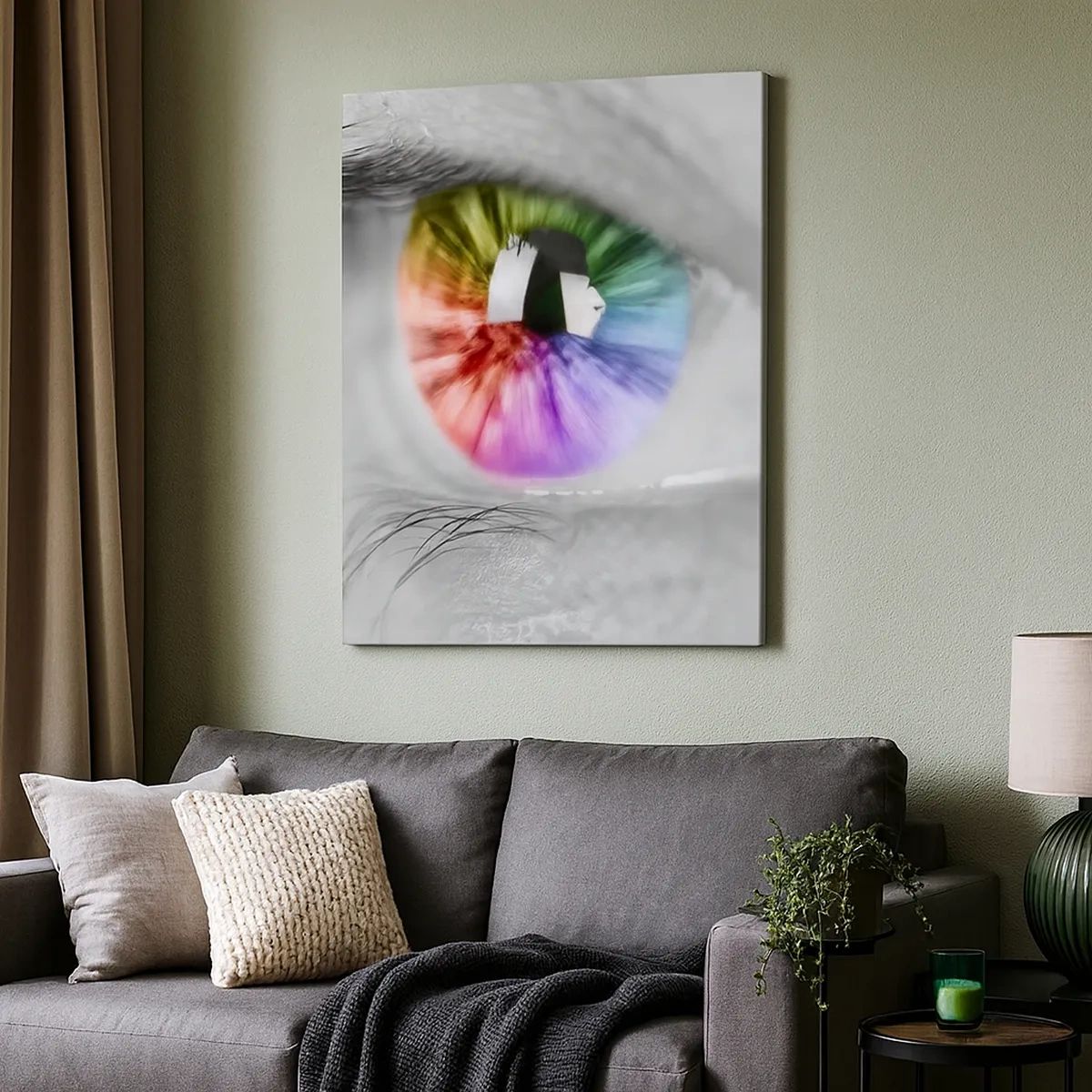 Canvas picture - See the World through Coloured Glasses - 50x70 cm