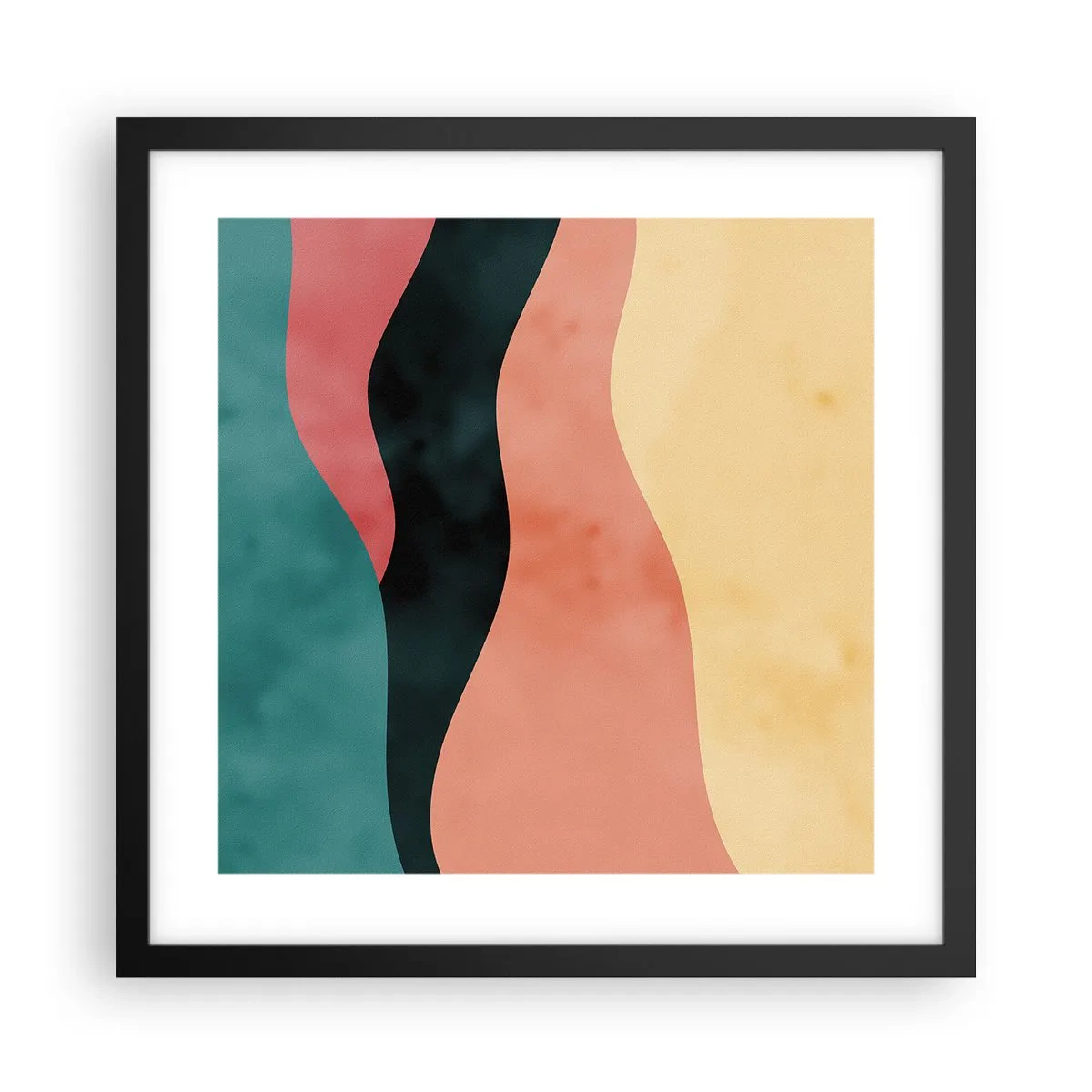Poster in black frame - Compatible Incompability - 40x40 cm