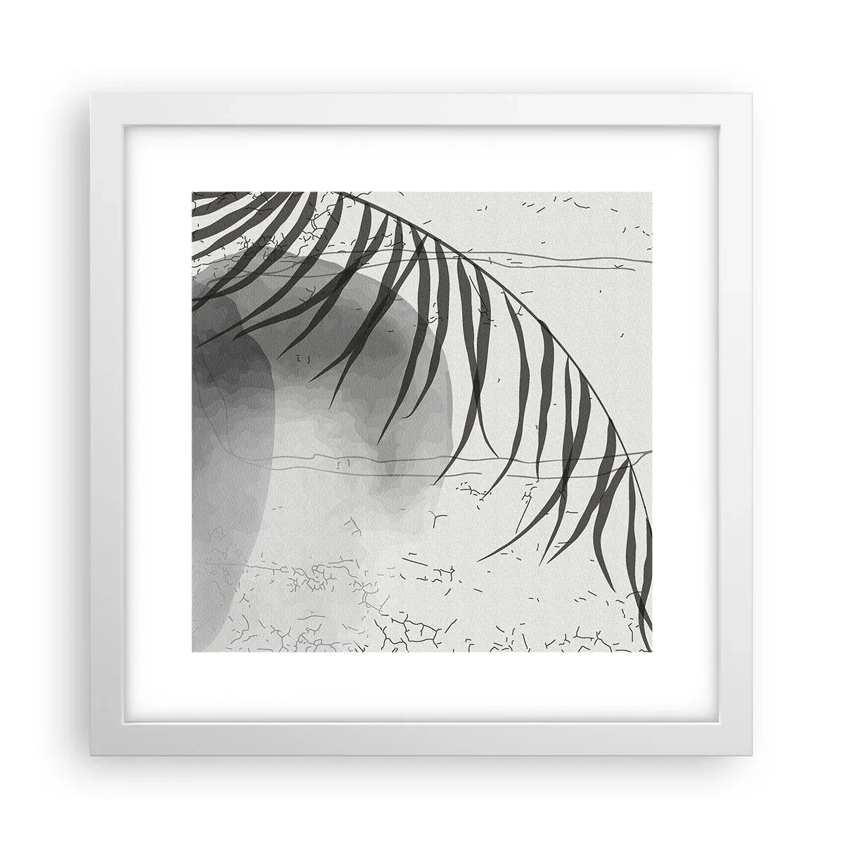 Poster in white frmae - Subtle Exoticism of Nature - 30x30 cm