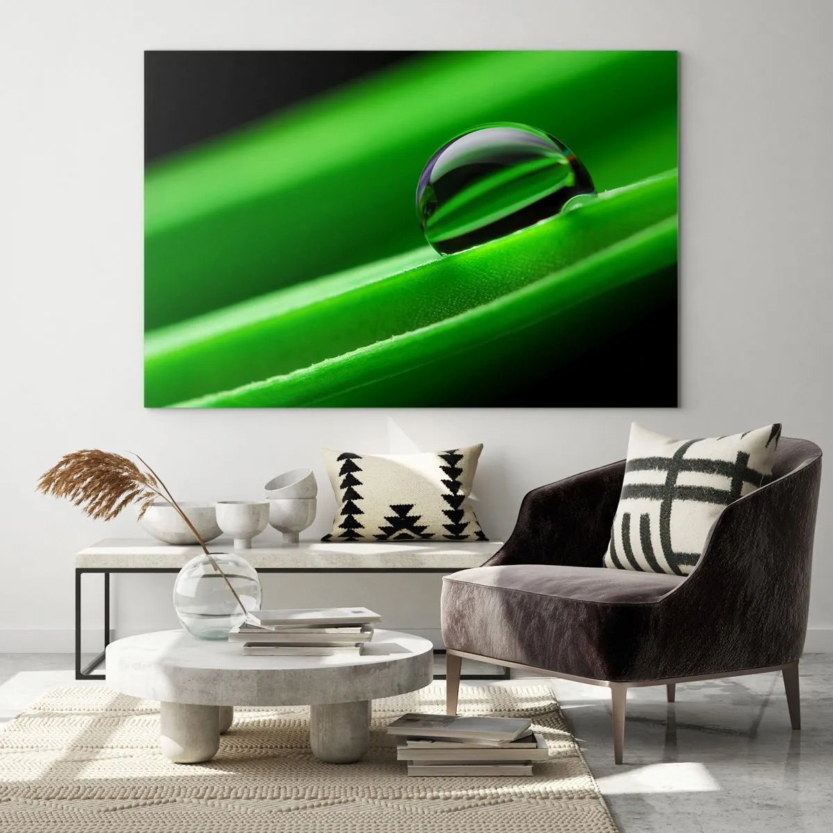 Glass picture - Life from a Close-Up - 120x80 cm