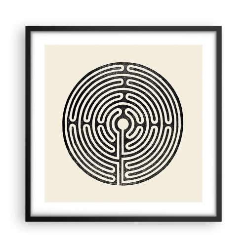 Poster in black frame - Mysterious Order - 50x50 cm