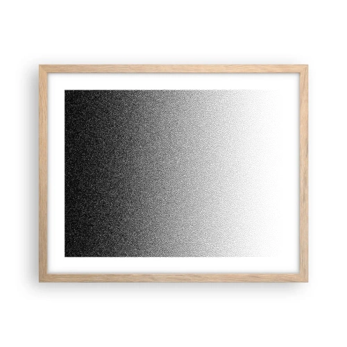 Poster in light oak frame - Towards Light - 50x40 cm