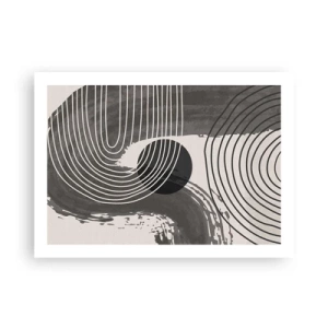 Poster - Oval Wins - 70x50 cm