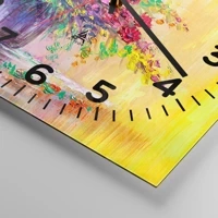 Clock face with numbers