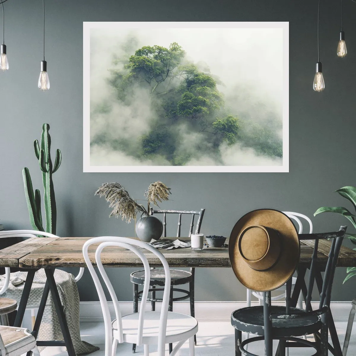 Poster - Wrapped In Fog - 70x50 cm