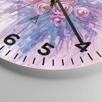 Clock face with numbers