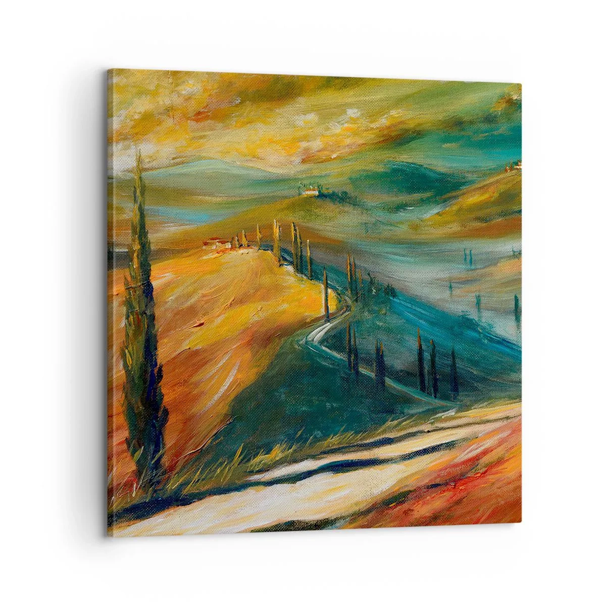 Canvas picture - Tuscan Landscape - 60x60 cm