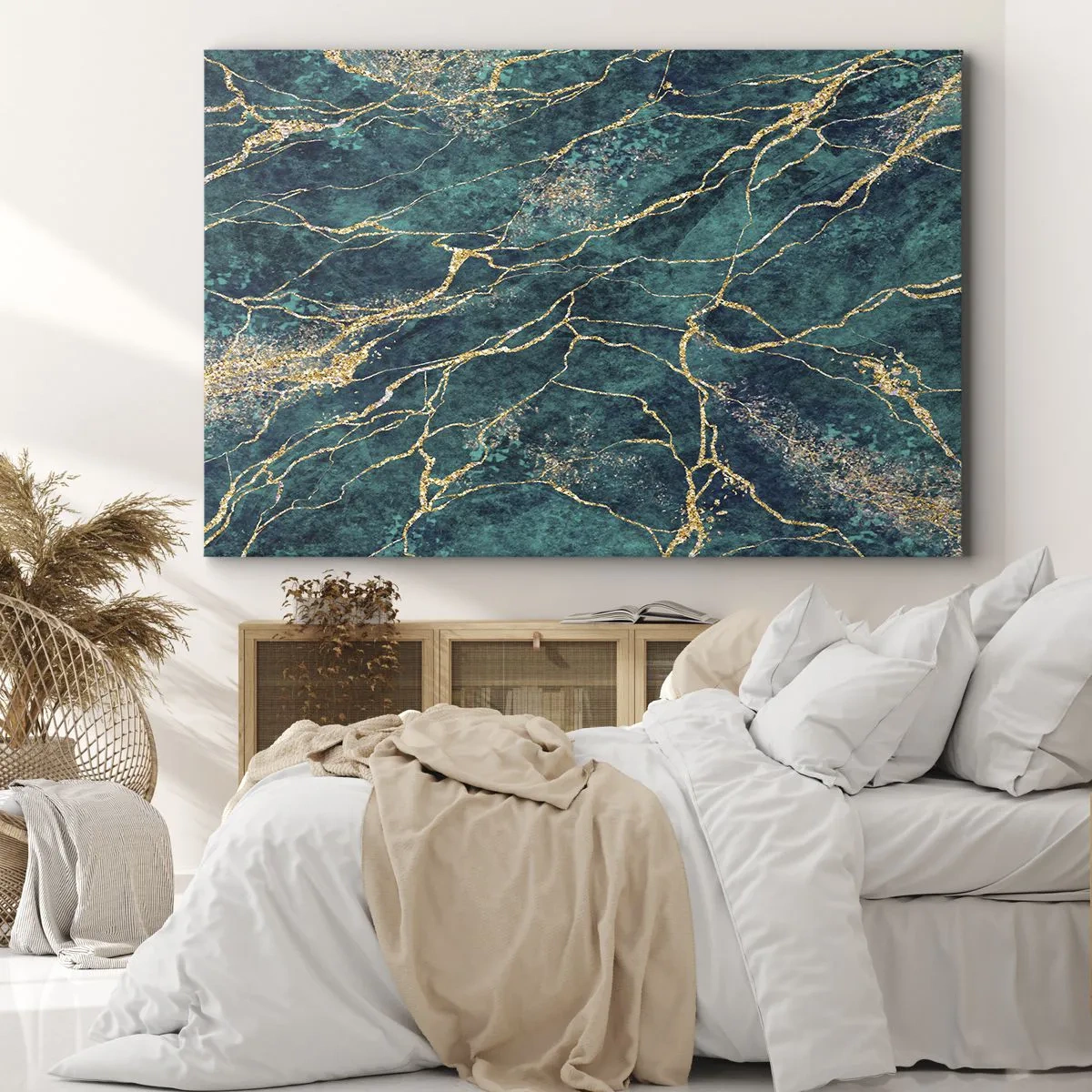 Canvas picture - Gold Vein - 120x80 cm