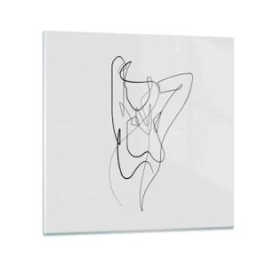 Glass picture - What You Are Really Like - 70x70 cm