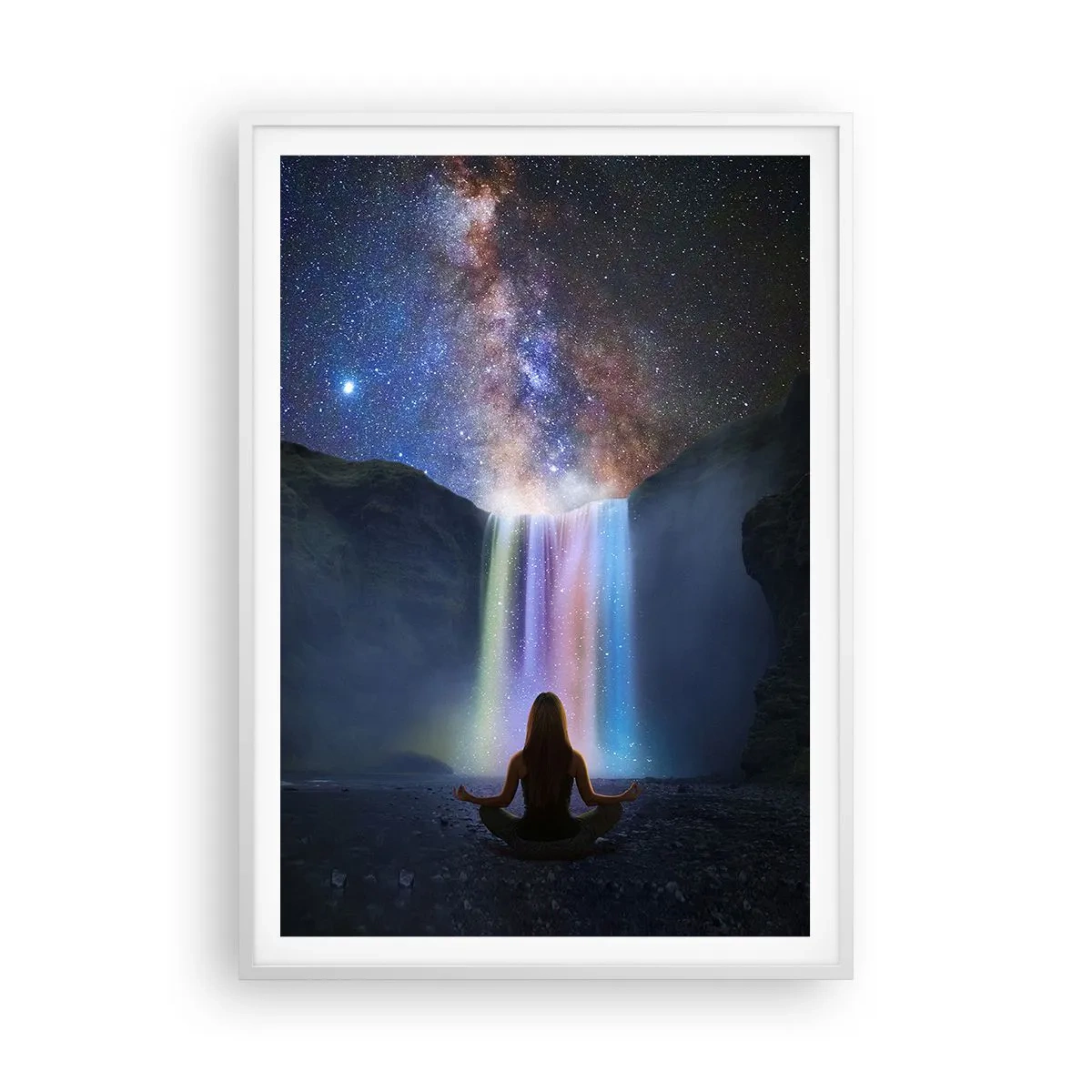 Poster in white frmae - Absolute Harmony - 70x100 cm
