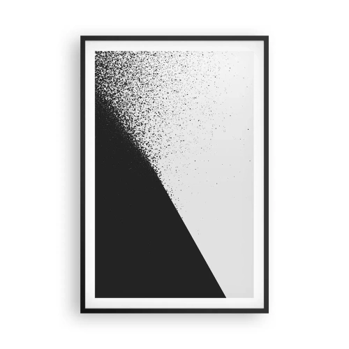 Poster in black frame - Faster and More - 61x91 cm