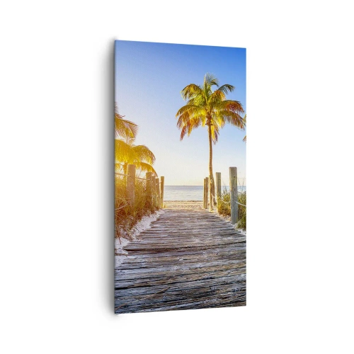Canvas picture - Straight to Paradise - 65x120 cm