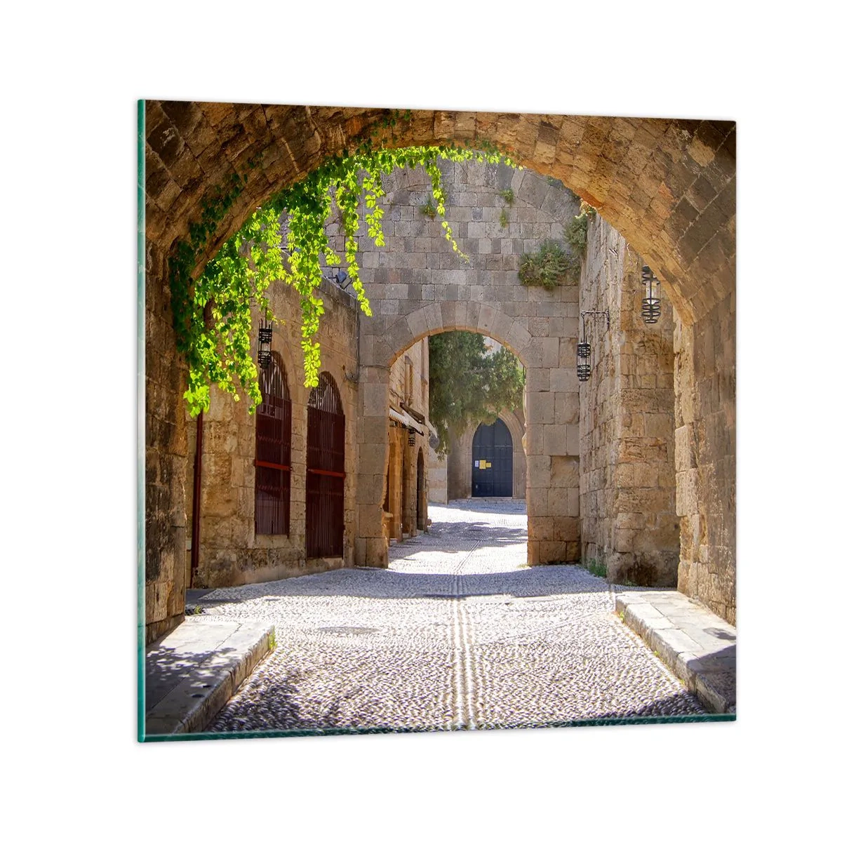 Glass picture - Procession Is on Its Way - 70x70 cm