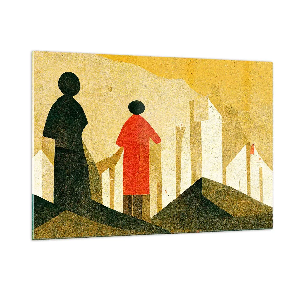 Glass picture - Still a Long Way - 120x80 cm