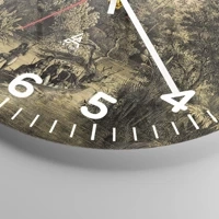 Clock face with numbers