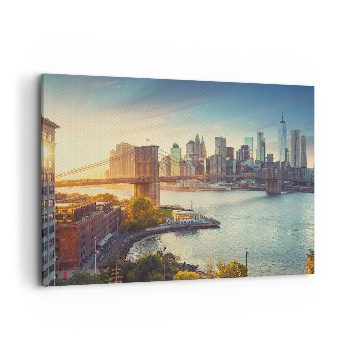 Canvas picture - Big City Dawn - 100x70 cm