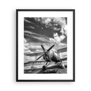 Poster in black frame - I Can't Wait! - 40x50 cm