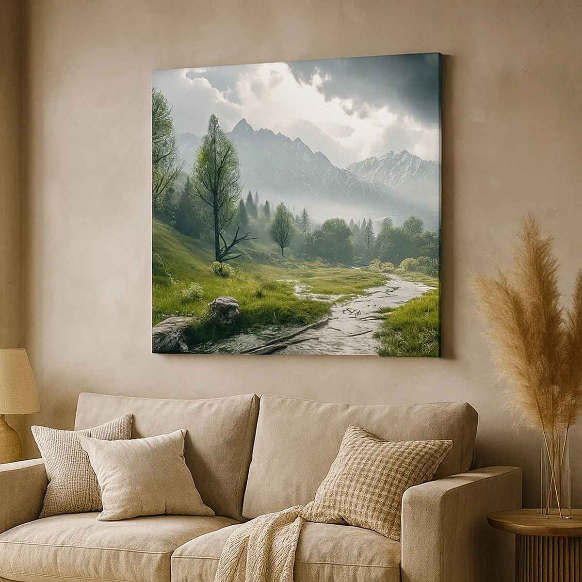 Canvas picture - There And Back - 30x30 cm