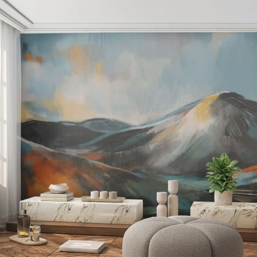 Photo Wallpaper Standard Eco - Raw and Beautiful - Piece, Mountains, Landscape - 150x105 cm