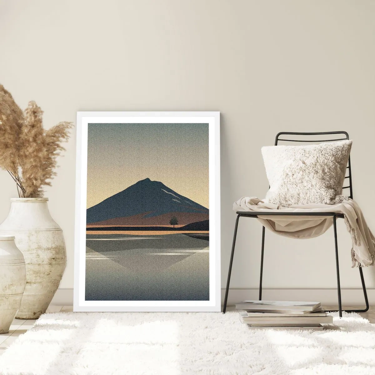 Poster in white frmae - Mirror Image - 40x50 cm