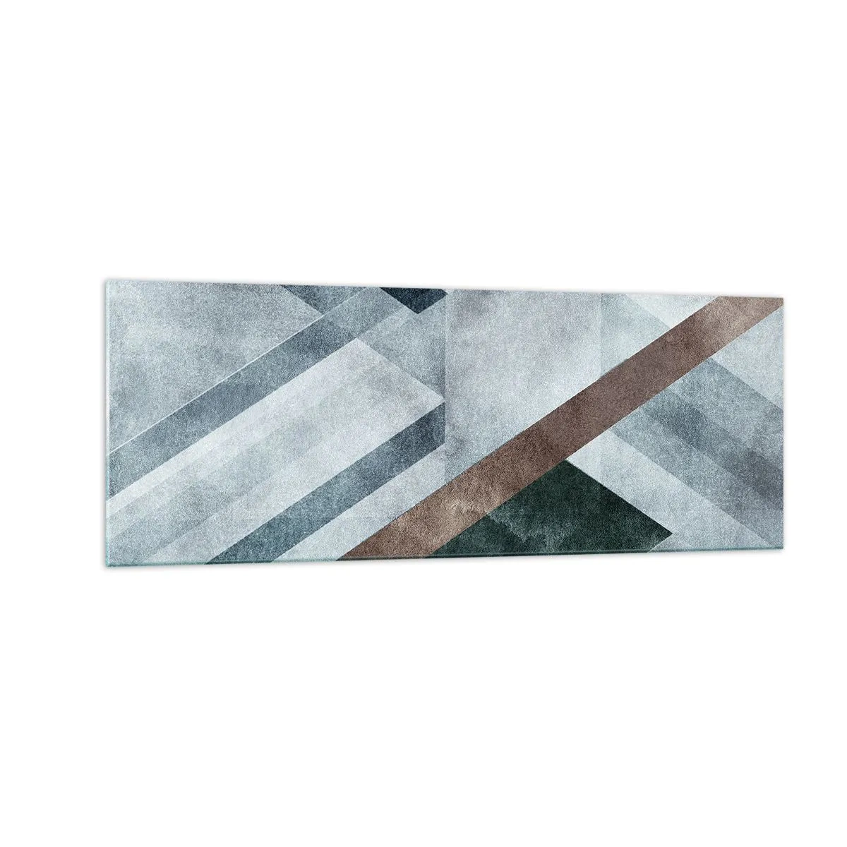 Glass picture - Refined Elegance of Geometry - 140x50 cm