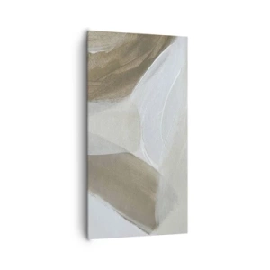Canvas picture - Waves of White - 65x120 cm