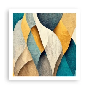 Poster - Rhythm and Undulation - 60x60 cm