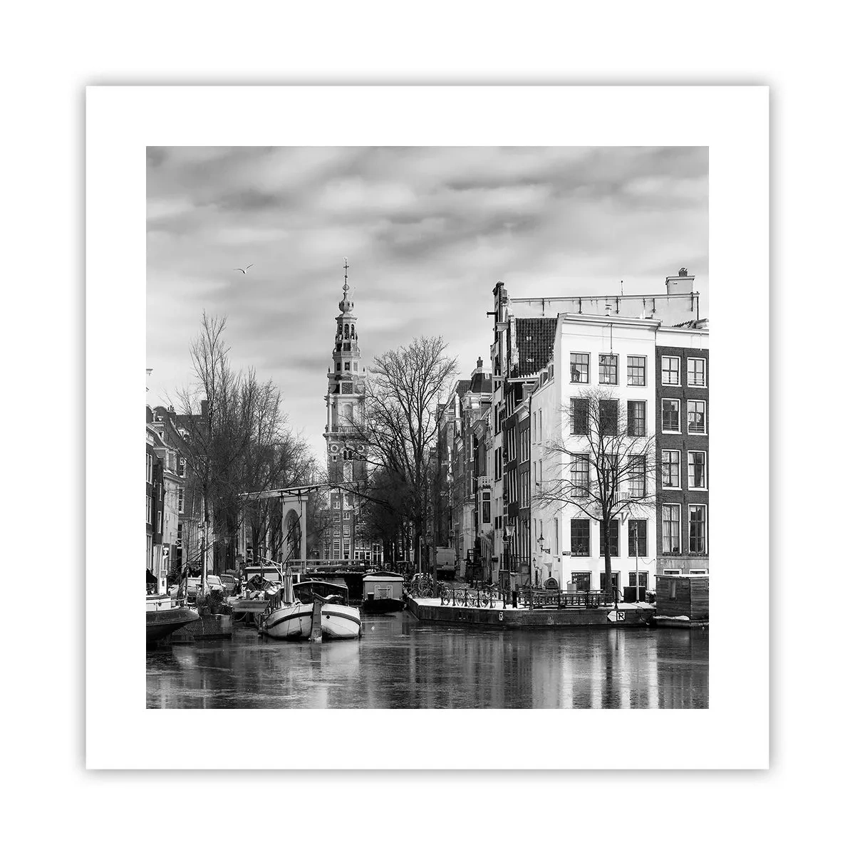 Poster - Amsterdam Atmosphere - 40x40 cm