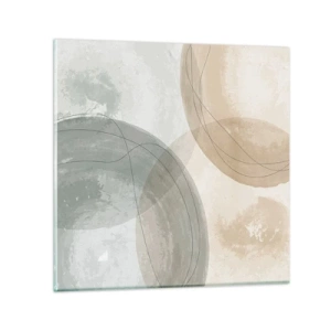 Glass picture - Permeation of Worlds - 40x40 cm