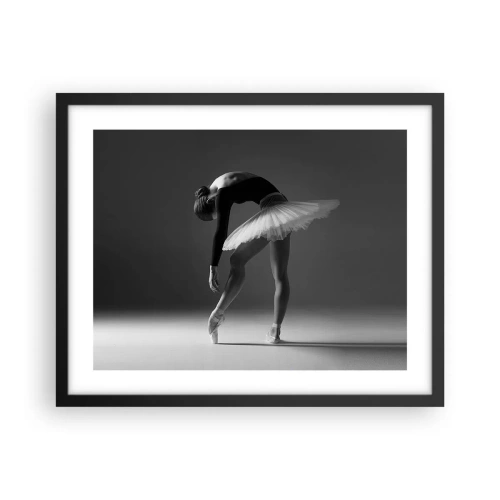 Poster in black frame - Belle Ballet Dancer - 50x40 cm