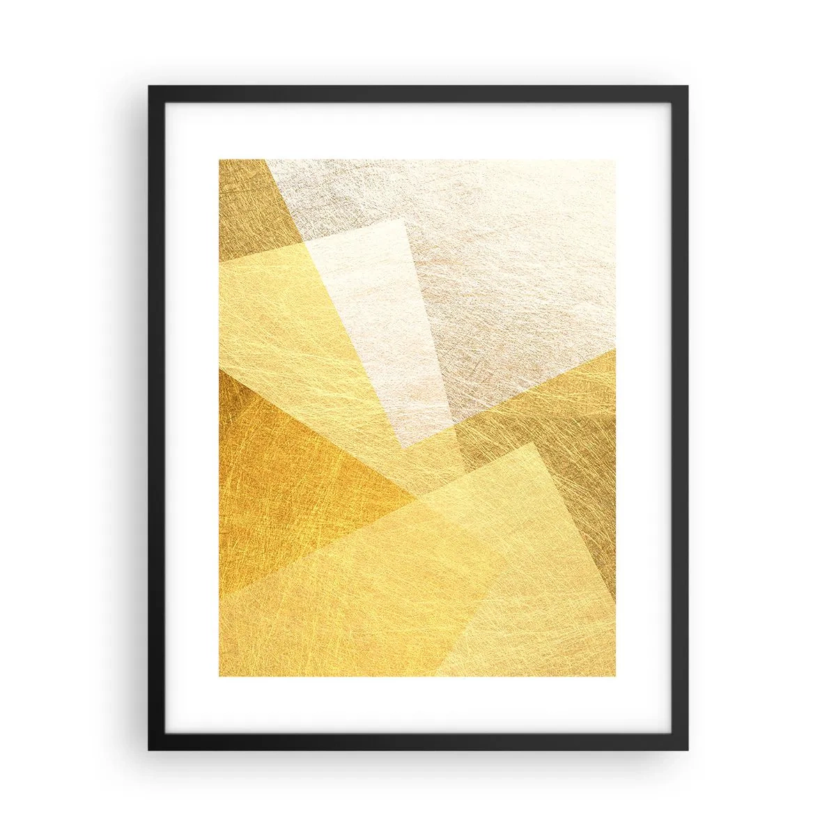 Poster in black frame - Weather of Geometry - 40x50 cm