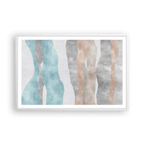 Poster in white frmae - Study of Continuity - 91x61 cm