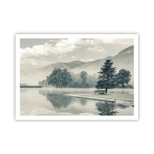 Poster - Lake Is Still Asleep - 100x70 cm