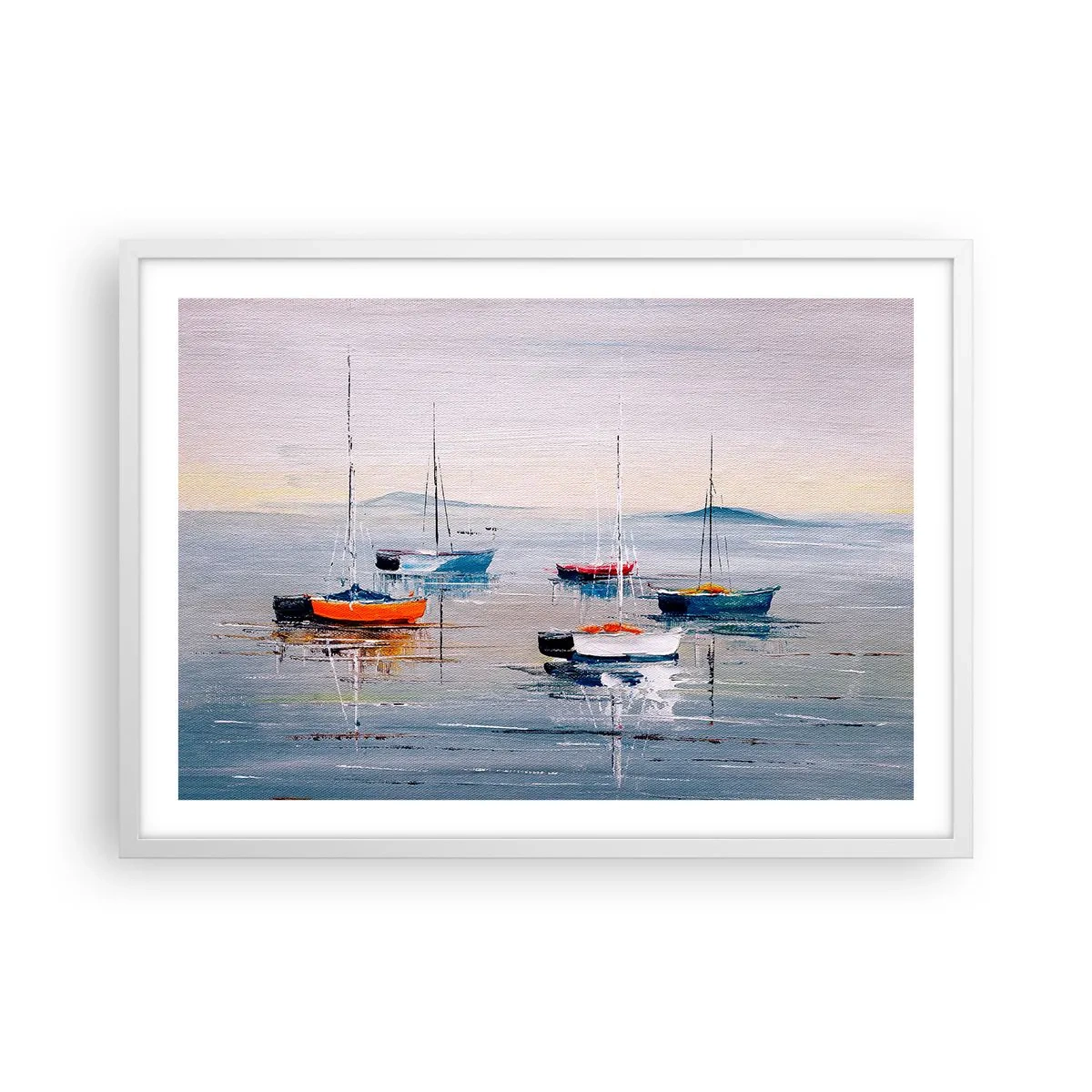 Poster in white frmae - Deserved Rest - 70x50 cm