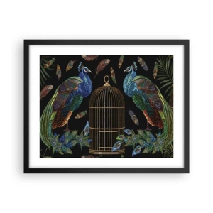 Poster in black frame - In Royal Robes - 50x40 cm