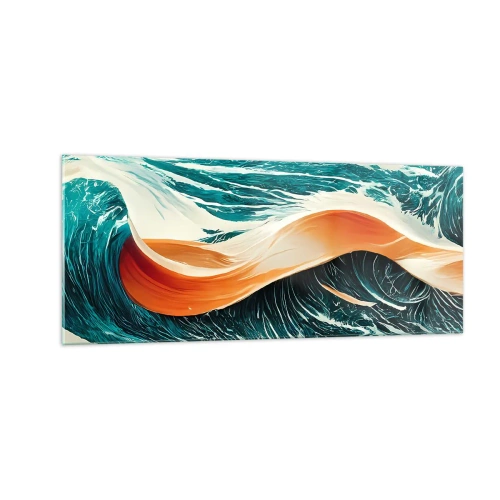 Glass picture - Surfer's Dream - 100x40 cm