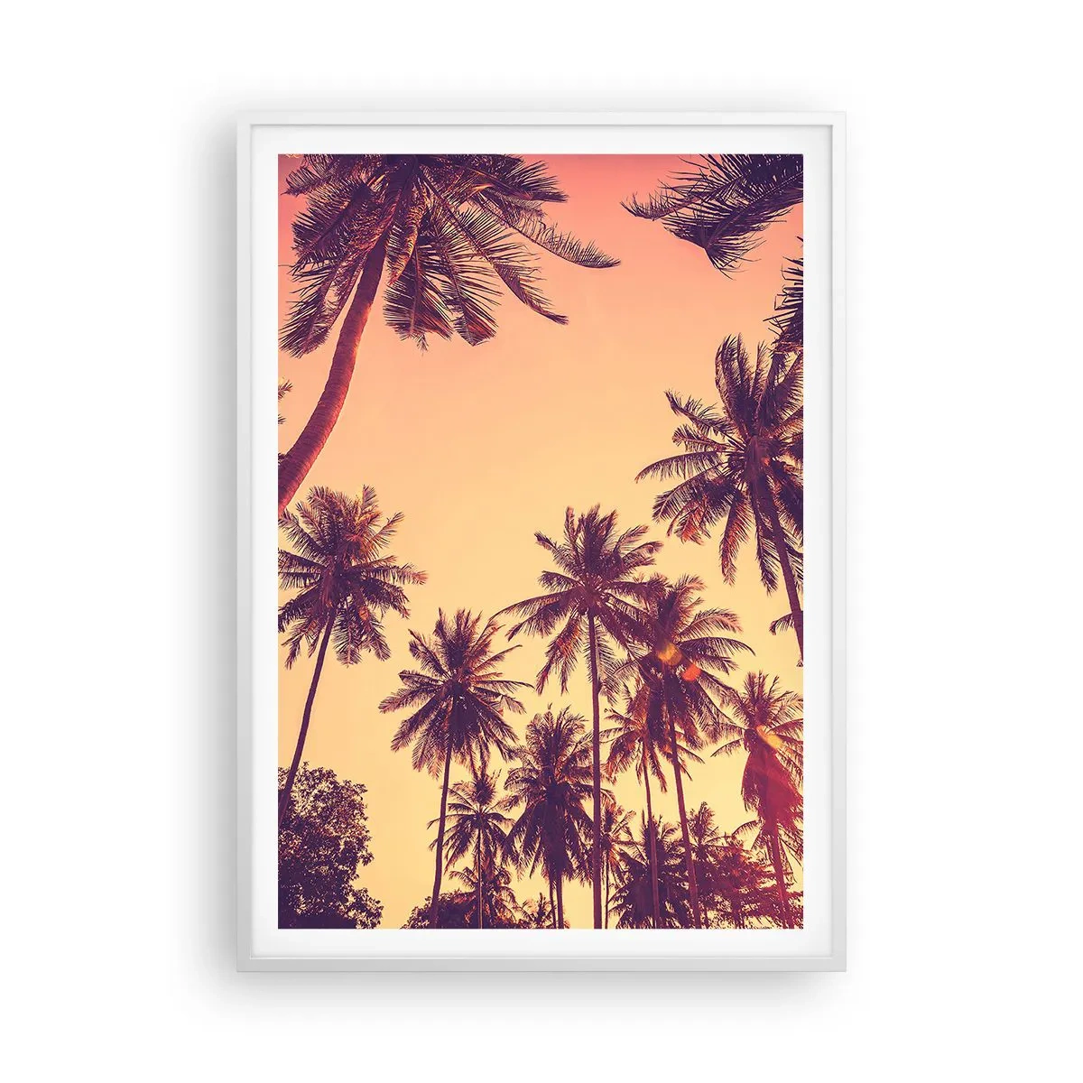 Poster in white frmae - Tropical Variation - 70x100 cm
