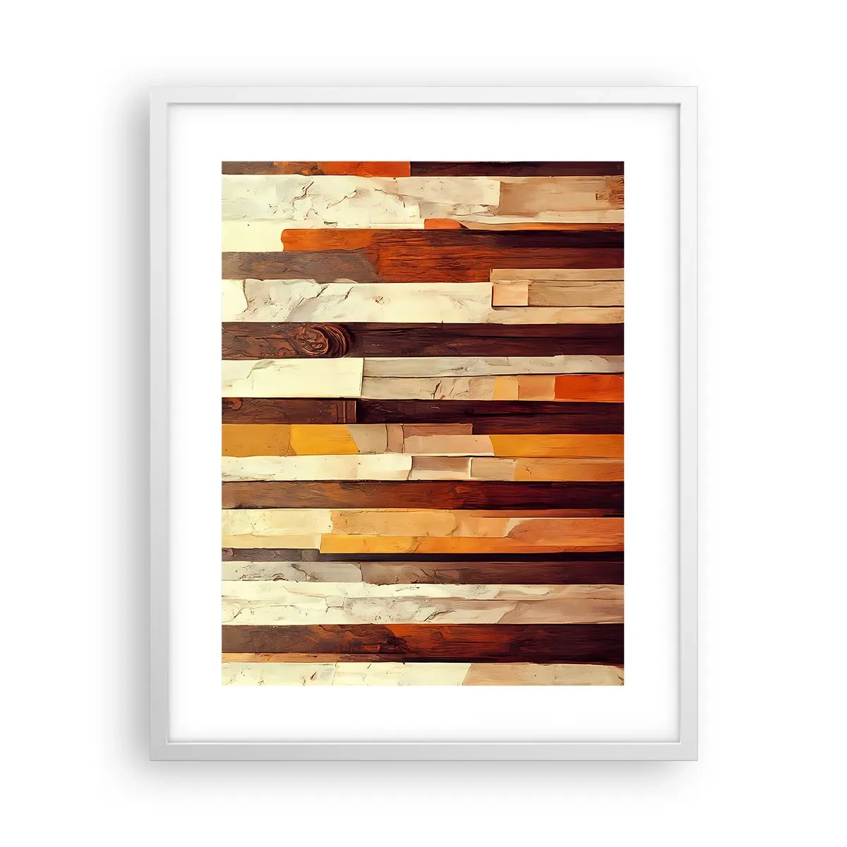 Poster in white frmae - Anthem of Forest Birds - 40x50 cm
