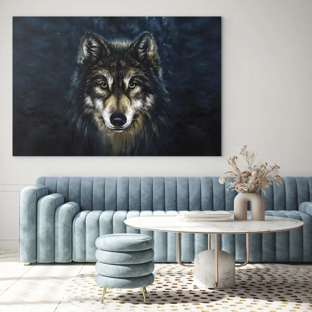 Glass picture - Alpha? And Omega - 120x80 cm