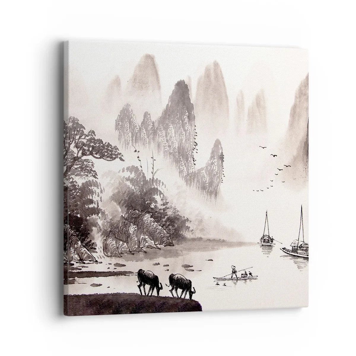 Canvas picture - Everyday Life in the East - 40x40 cm