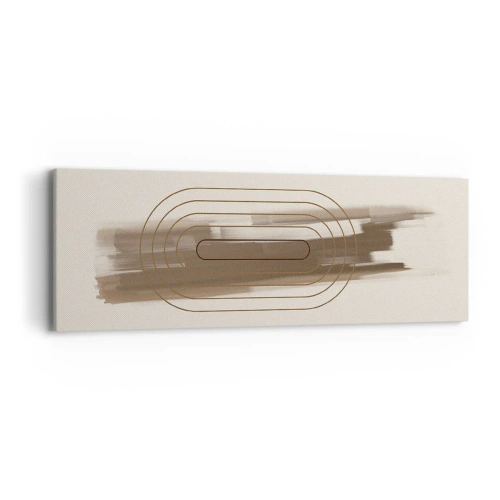 Canvas picture - Blast of Grey - 90x30 cm