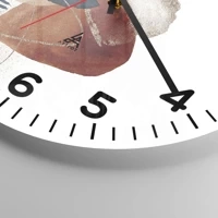 Clock face with numbers