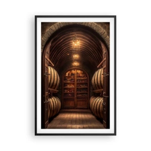 Poster in black frame - Atmospheric Cellar - 61x91 cm