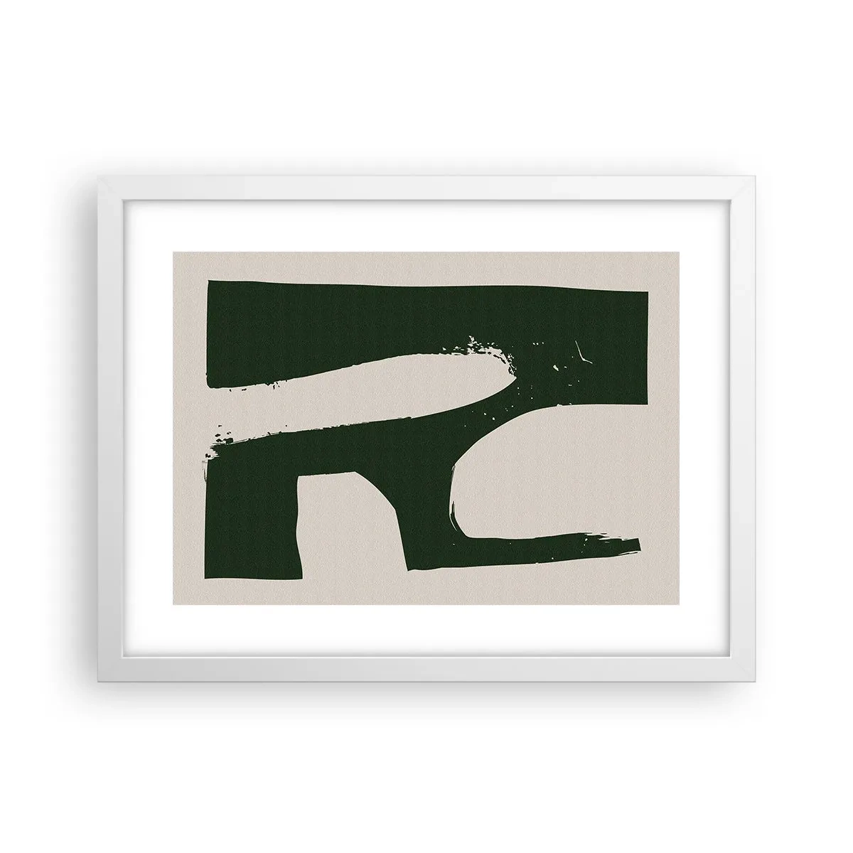 Poster in white frmae - Whiteness of the Bay - 40x30 cm