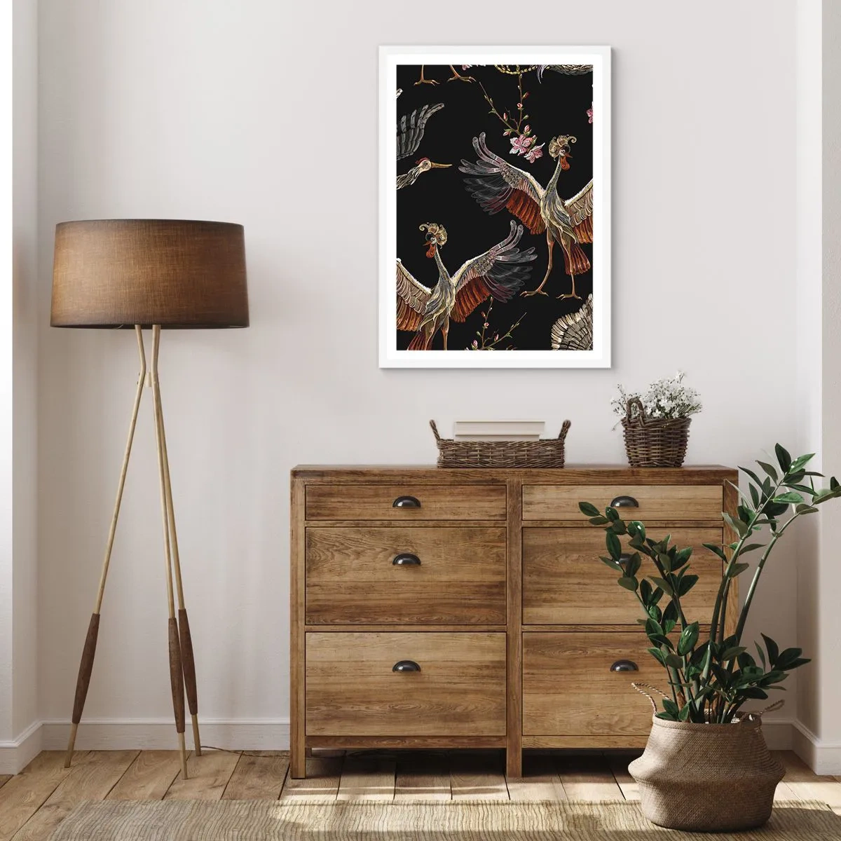 Poster in white frmae - Fairy Tale Bird - 61x91 cm