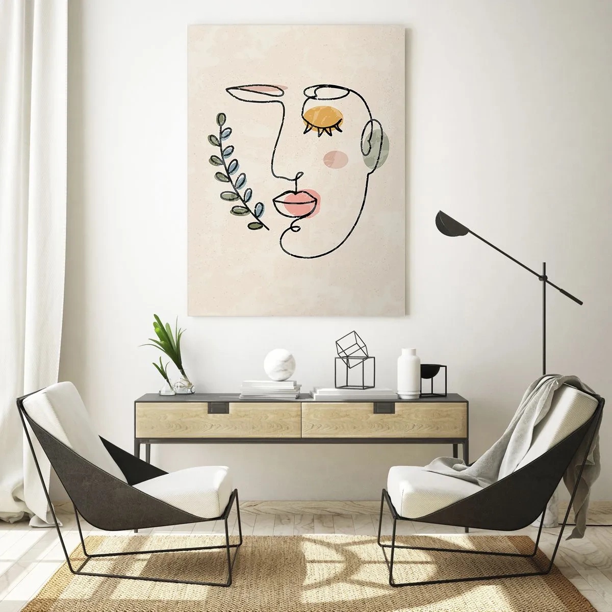 Glass picture - Discovered Peace - 50x70 cm