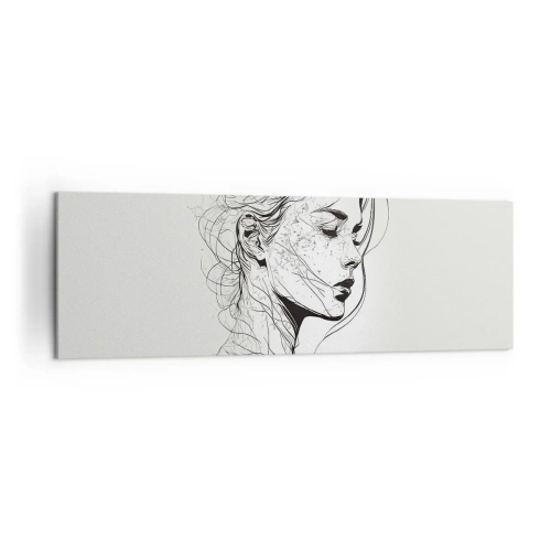 Canvas picture - Portrait in Thoughts - 160x50 cm