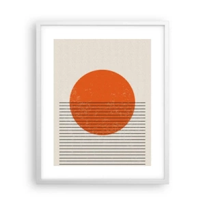Poster in white frmae - Always the Sun - 40x50 cm