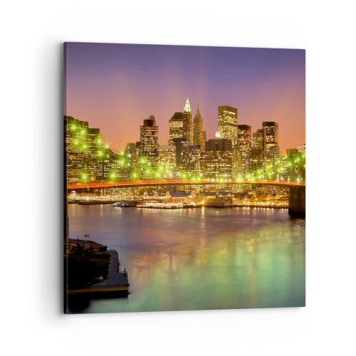 Canvas picture - Here Light is Always on - 70x70 cm