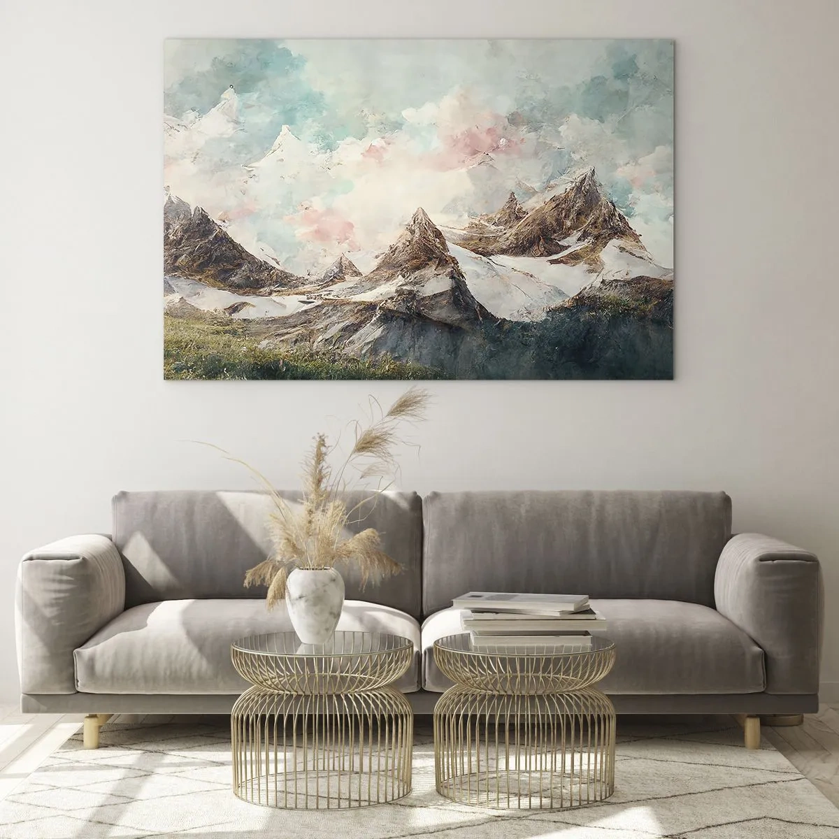 Glass picture - Rocky Blades - 100x70 cm